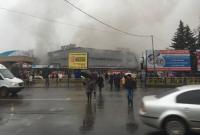 В Ужгороде горит универмаг Украина
