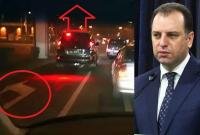 В Ереване активисты заблокировали машину главы Минобороны