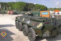 Украинская военная техника прибыла на учения в Германию (видео)