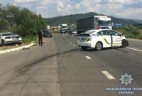 На Закарпатье в ДТП попало авто патрульной полиции: есть пострадавшие