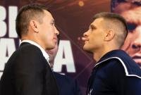 Боксеры Деревянченко и Головкин провели процедуру взвешивания