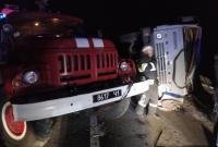 В Харьковской области столкнулись четыре автомобиля, два водителя госпитализировали